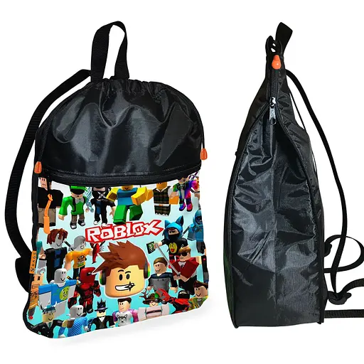 Шкільний рюкзак дитячий Роблокс / Roblox + Сумка для взуття спортивної форми рюкзак-мішок хлопчикові (01824) - фото 2