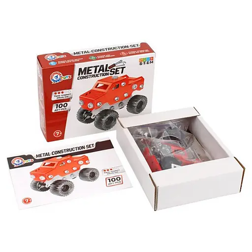 Дитячий металевий конструктор 1317TXK 100 деталей - фото 3