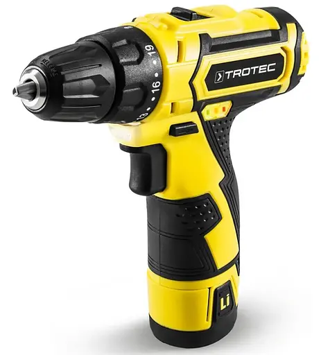 Дрель-шуруповерт аккумуляторный Trotec PSCS 11-12V с АКБ и ЗУ + кейс (4410000102) - фото 1