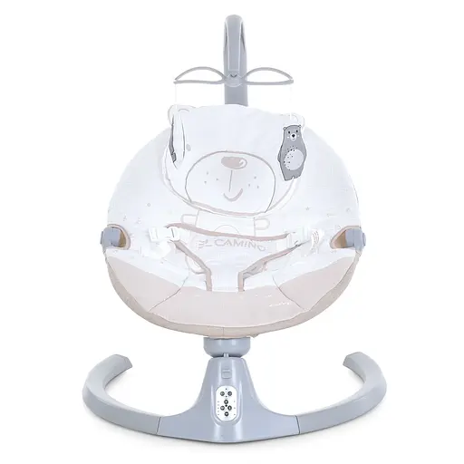 Колыбельный центр El Camino ME 1116 Cute Beige шезлонг с музыкой и функцией укачивания для малышей - фото 5