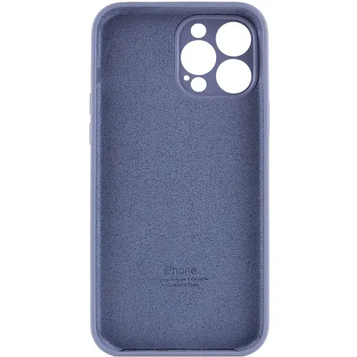 Чехол Epik Silicone Case Full Camera Protective AA для Apple iPhone 13 Pro 6.1 Серый/Lavender Gray - фото 2
