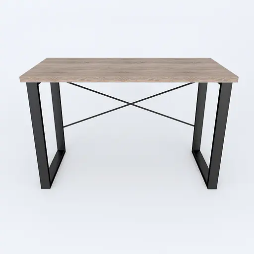 Письменный стол Ferrum-decor Драйв 750x1200x600 Черный металл ДСП Дуб Сонома Трюфель 32 мм (FRD-103321) - фото 3