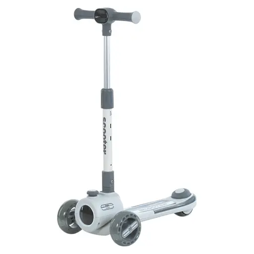 Самокат детский трехколесный JR3-135-GR, колеса со светом