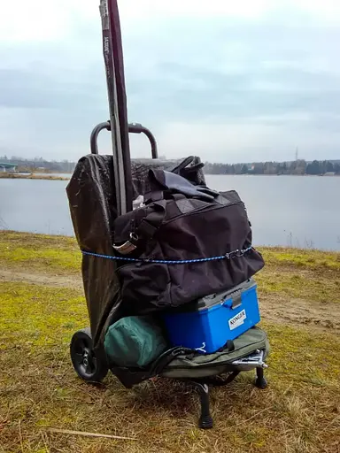 Карповая тележка для транспортировки и перевозки M-Elektrostatyk W3 - фото 8