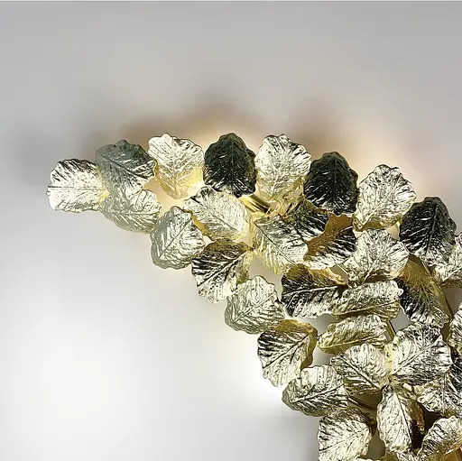 Настенный светильник в форме удлиненного листа Line F цвет корпуса сатин - фото 7