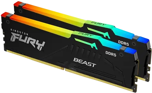 Оперативна пам'ять Kingston Fury 64GB (2x32GB) DDR5 5200MHz Beast RGB EXPO (KF552C36BBEAK2-64)