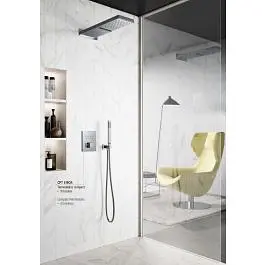 Смеситель для ванны/душа на 3 потребителя Paffoni Compact Box chrome CPM519CR, Хром - фото 2