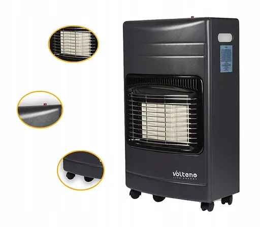 Конвектор газовий обігрівач Volteno VO0286 4,2 кВт - фото 2