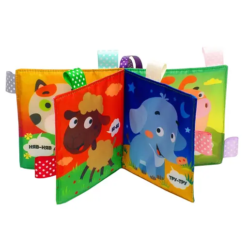 М'яка книжка-піщалка "Як каже мама" Книжковий хмарочос 403815 - фото 3