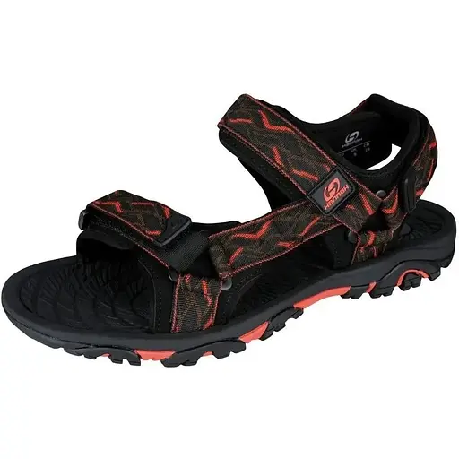 Сандалі Hannah Belt 46 Чорний/Помаранчевий (1052-10003336HHX.01.KB5)