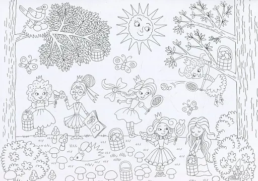 Принцески. Не просто розмальовка - фото 9