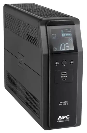 Источник бесперебойного питания APC 1200 ВА / 720 Вт / 9 А*ч (BR1200SI) - фото 2