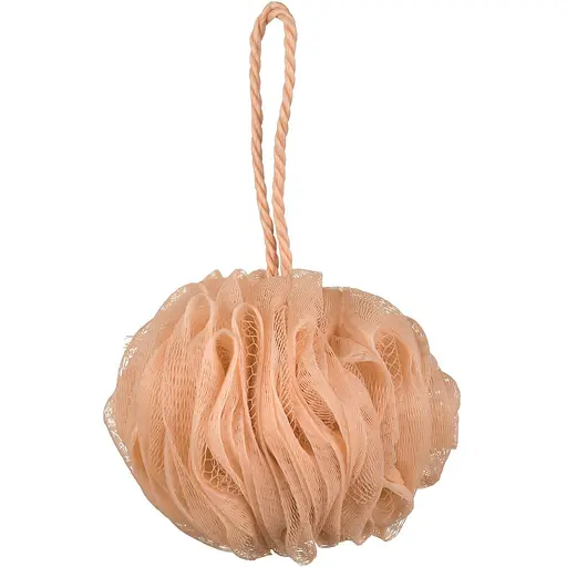 Мочалка для душа Titania Бантик абрикосовая (9107 абрикос)