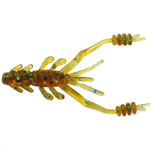 Силікон Reins Ring Shrimp 2" 565 Motor Oil Green Flake (12 шт/уп)
