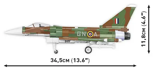 Конструктор винищувач Eurofighter Typhoon FGR4 "GiNA" COBI 5843 - фото 8