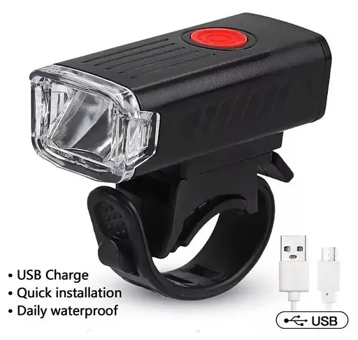 Вело фара RB-B11 велосипедный аккумуляторный водонепроницаемый фонарь с креплением micro-USB XPE - фото 3