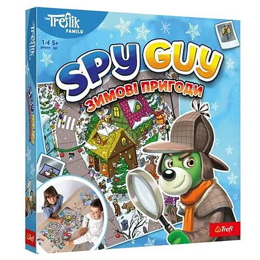 Настольная игра Trefl Шпион: Зимние приключения (Spy Guy Winter Adventure) (укр.) (02981) - фото 1