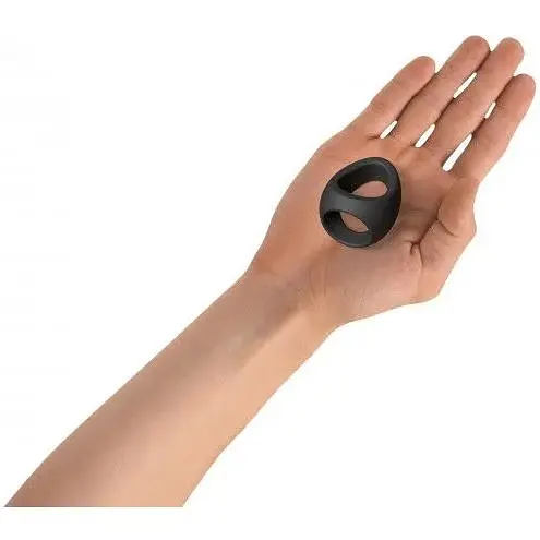 Эрекционное кольцо двойное Love To Love Flux Ring - Black Onyx - фото 5