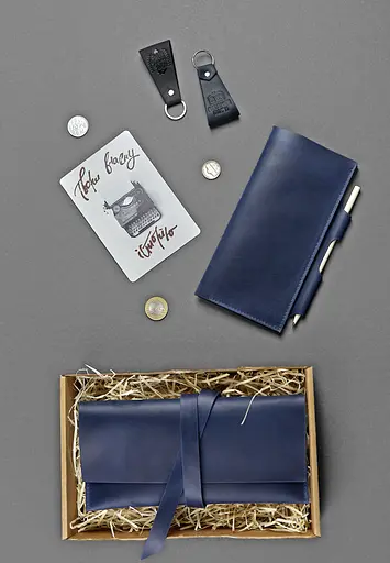 Набор кожаных аксессуаров путешественника Рим для пары - фото 3