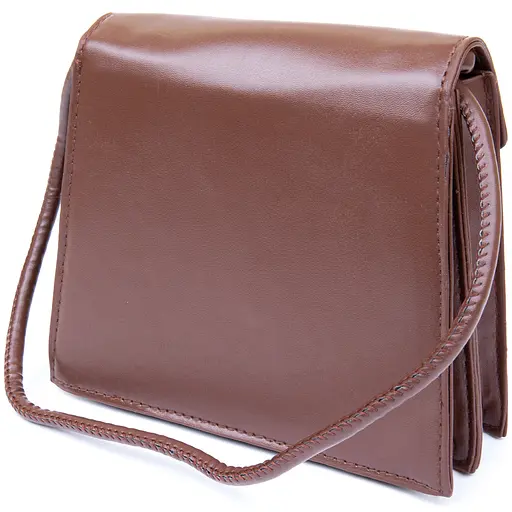 Горизонтальная сумка Vintage угловидная из кожзаменителя 17.5х15.5х6 см sum0027543 - фото 2