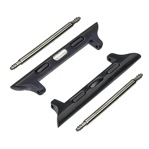 Переходник на универсальный ремешок для Apple Watch 38 мм/40 мм на шпильке черный - фото 1