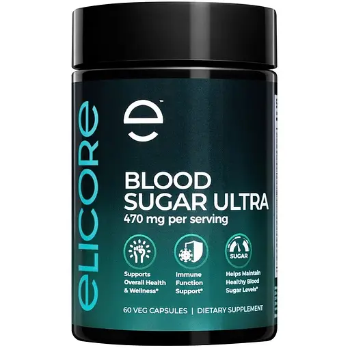 Комплекс для контроля сахара Elicore Labs Blood Sugar Ultra, 60 вегакапсул - фото 1