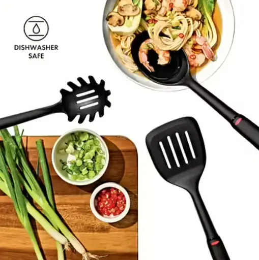 Набір кухонних приладів OXO Cooking Utensils нейлонових чорний 3 шт. (21232000) - фото 3