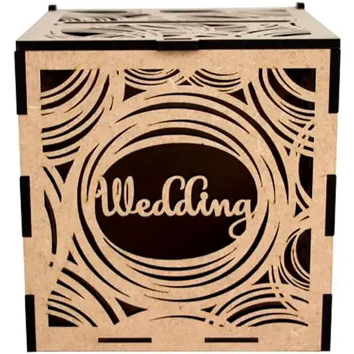 Скринька для привітань Rosa Talent Classic МДФ 20х20х20 см