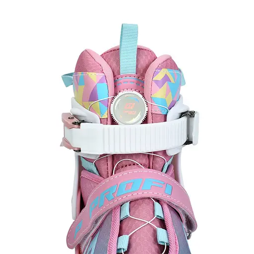 Дитячі розсувні ролики A4156-L-P, розмір 39-42 - фото 4