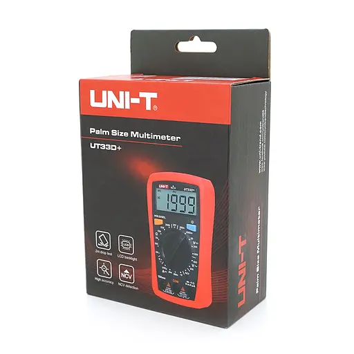 Мультиметр UNI-T UT33D+ Измерения: V, A, R, NCV - фото 3