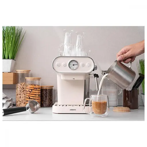 Рожкова кавоварка еспресо Ardesto FCM-E15BG - фото 5