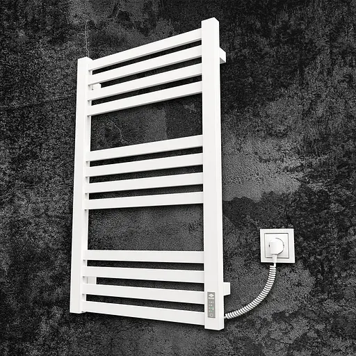 Електрична рушникосушарка Kosser Герда 800x500 ER тайм. білий ДГ02ERW, Білий матовий, Праве - фото 1