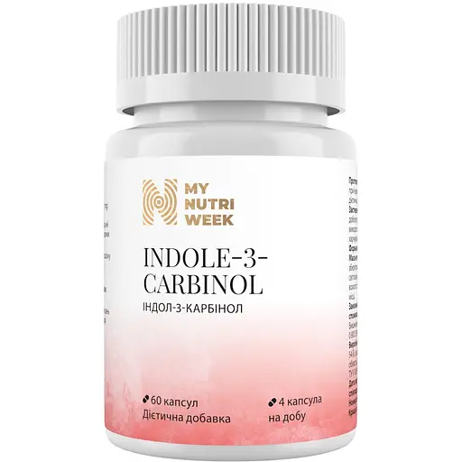 Індол-3-карбінол My Nutri Week Indole-3-Carbinol 1000 мг 60 капсул
