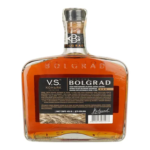Коньяк Украины Bolgrad VS 3 звезды 40% 0.5 л - фото 3