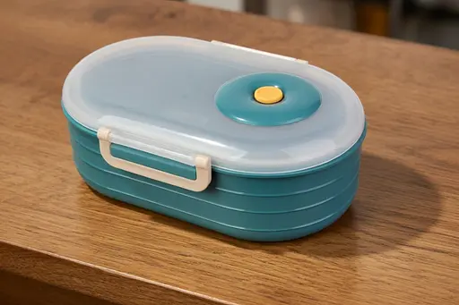 Ланч-бокс пластиковый на 2 секции Laprida зеленый 1000 мл (64-21-229) - фото 4