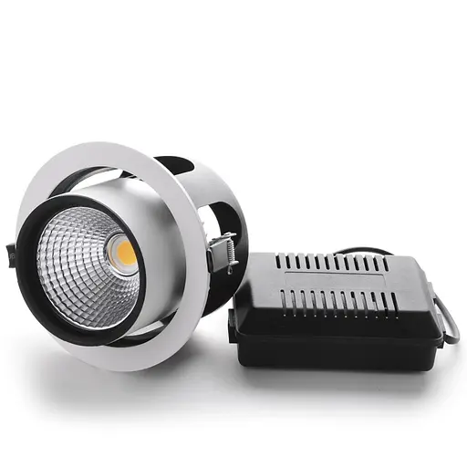 Светильник потолочный LED Brille L105-001 LED-400/34W DL COB WH врезной - фото 2