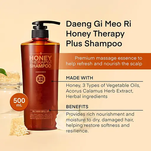 Шампунь Daeng Gi Meo Ri Медова терапія Honey Therapy Shampoo 500 мл - фото 3
