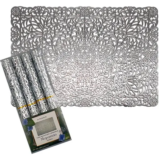 Набір килимків для сервірування столу Versailles Мереживо VS-PM3045-51, 45 х 30 см 4 шт. (141231)