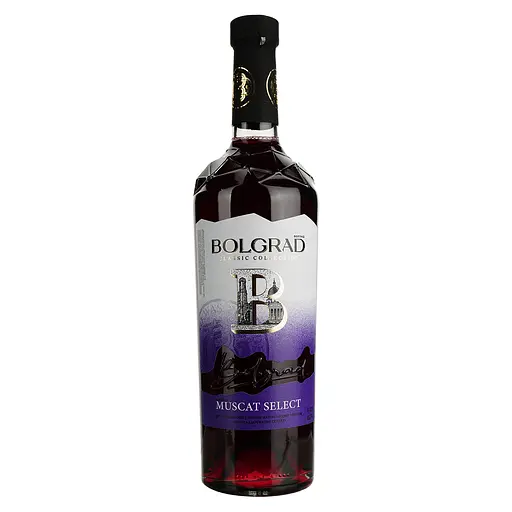 Вино Bolgrad Muscat Select красное полусладкое 0.75 л 