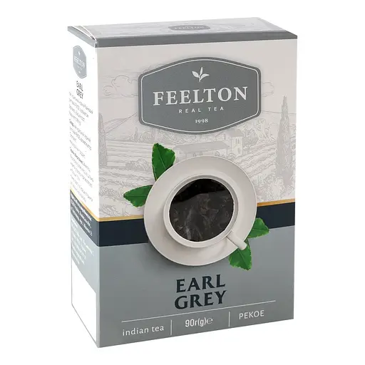 Чай черный Feelton Earl Grey с ароматом бергамота РЕКОЕ 90 г - фото 2