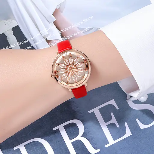 Годинник наручний жіночий 2268MTRD Matte Red Skmei acs0030070 - фото 3