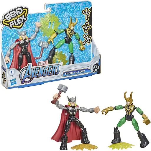 Игровой набор Hasbro Marvel Avengers Bend and Flex Tour vs Loki (F0245) - фото 3