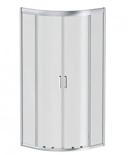 Душевая кабина AM.PM Gem 1/4 Round W90UG-401-8080-MT - фото 1