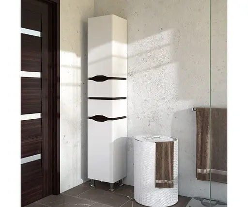 Пенал підлоговий Sanwerk "Алесса" 35 венге, лівий (MV0000254), Венге - фото 2