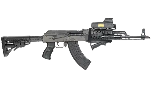 Приклад телескопический Fab Defense для AK 47 полимер зеленый - фото 2