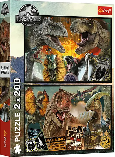 Набір Пазли - (2х200 елм.) - "Доісторичний світ"/Trefl - фото 1
