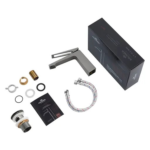 Змішувач для раковини Kroner KRP Ersel - GRP0110BV з донним клапаном (CV035472) - фото 8