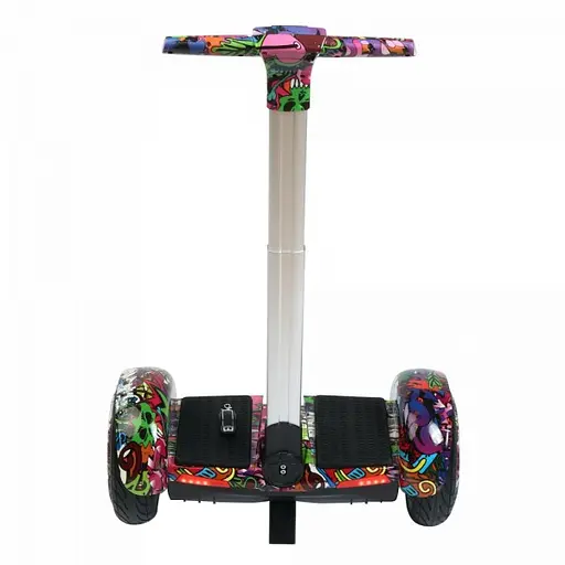 Гироскутер-сигвей с ручкой Smart Balance A8 Premium 10.5" Джунгли - фото 1