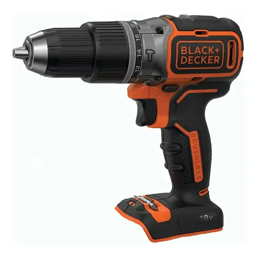 Аккумуляторная дрель-шуруповерт Black+Decker без АКБ и ЗП BL188N - фото 1
