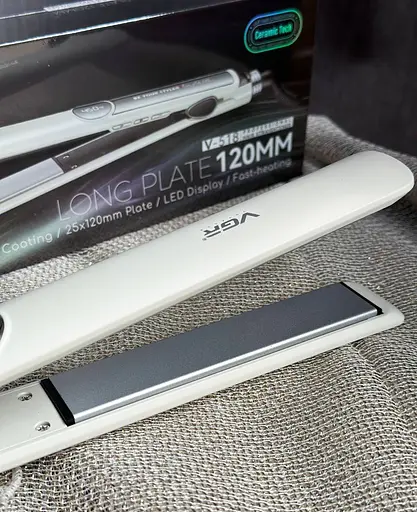 Випрямляч VGR V-518 з терморегулятором дисплеєм керамічним покриттям 35 Вт - фото 6